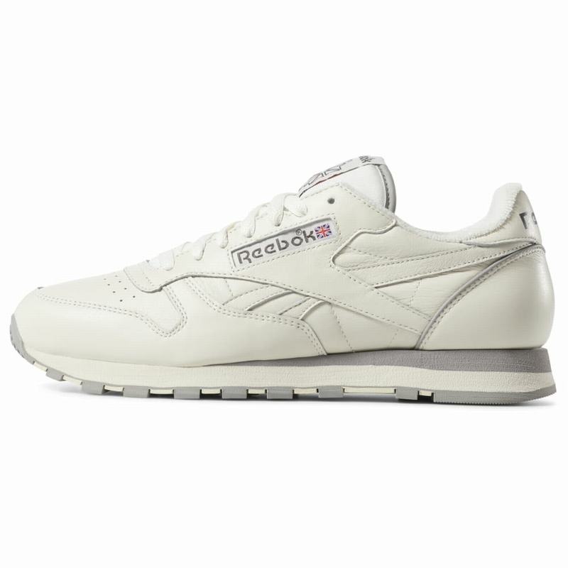 Tenisi Reebok Classic Leather 1983 Tv Dama Albi/Gri Romania BQ7931YE